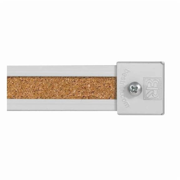 Best-Rite Map Rail,Cork,48 In Wide,PK7 522D
