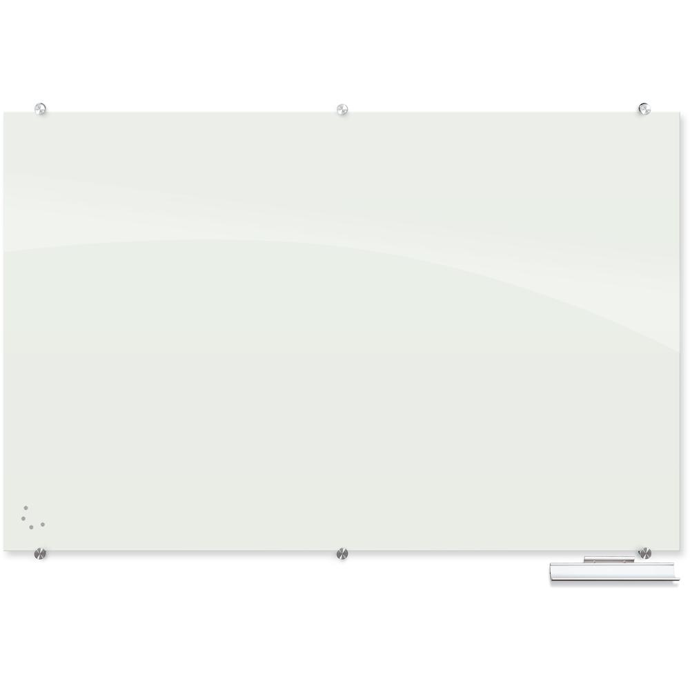 BestRite Mfg. Balt Visionary Glass DryErase Board 72" White Glass Surface