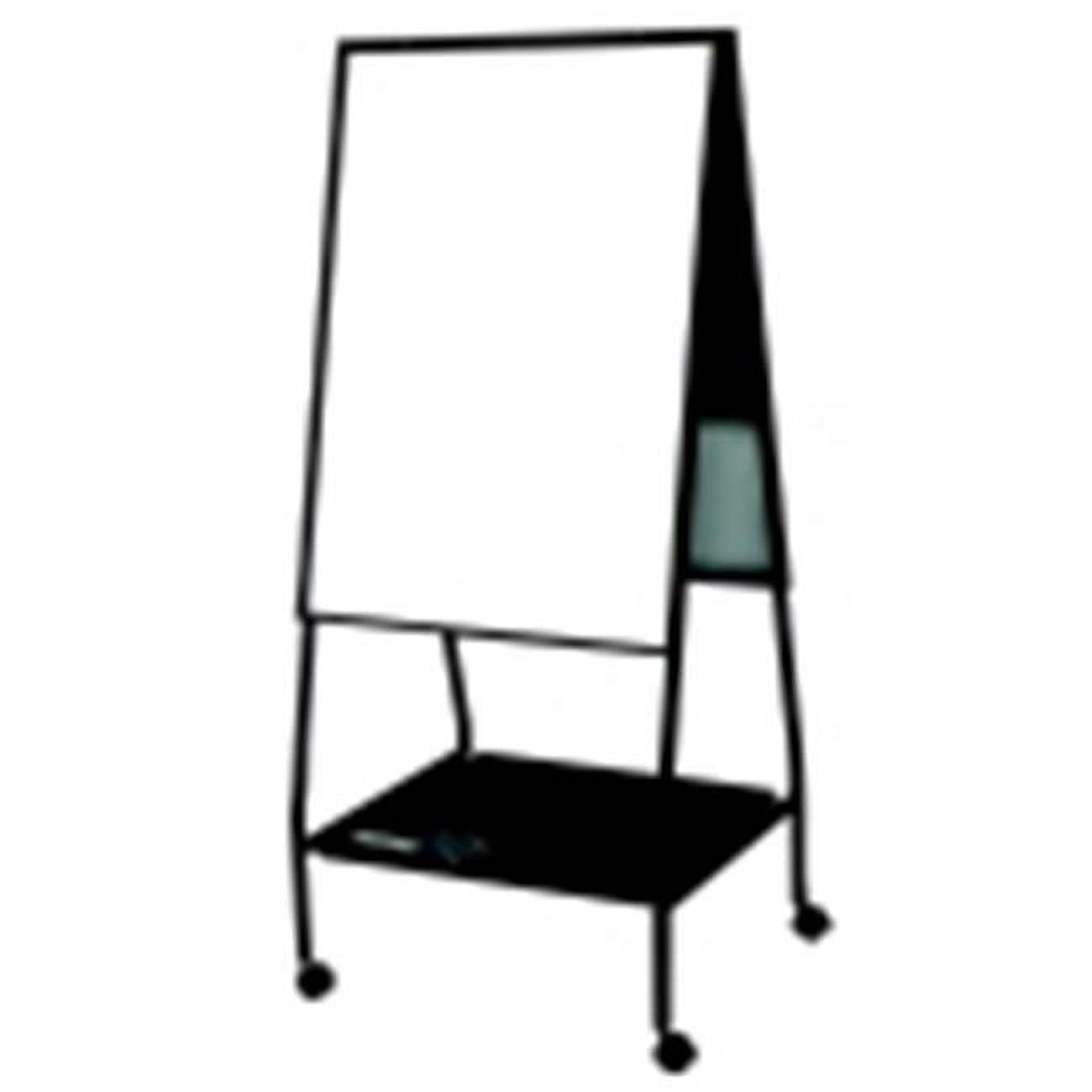 BestRite Porcelain Wheasel Easel On Wheels Double Sided Dry Erase