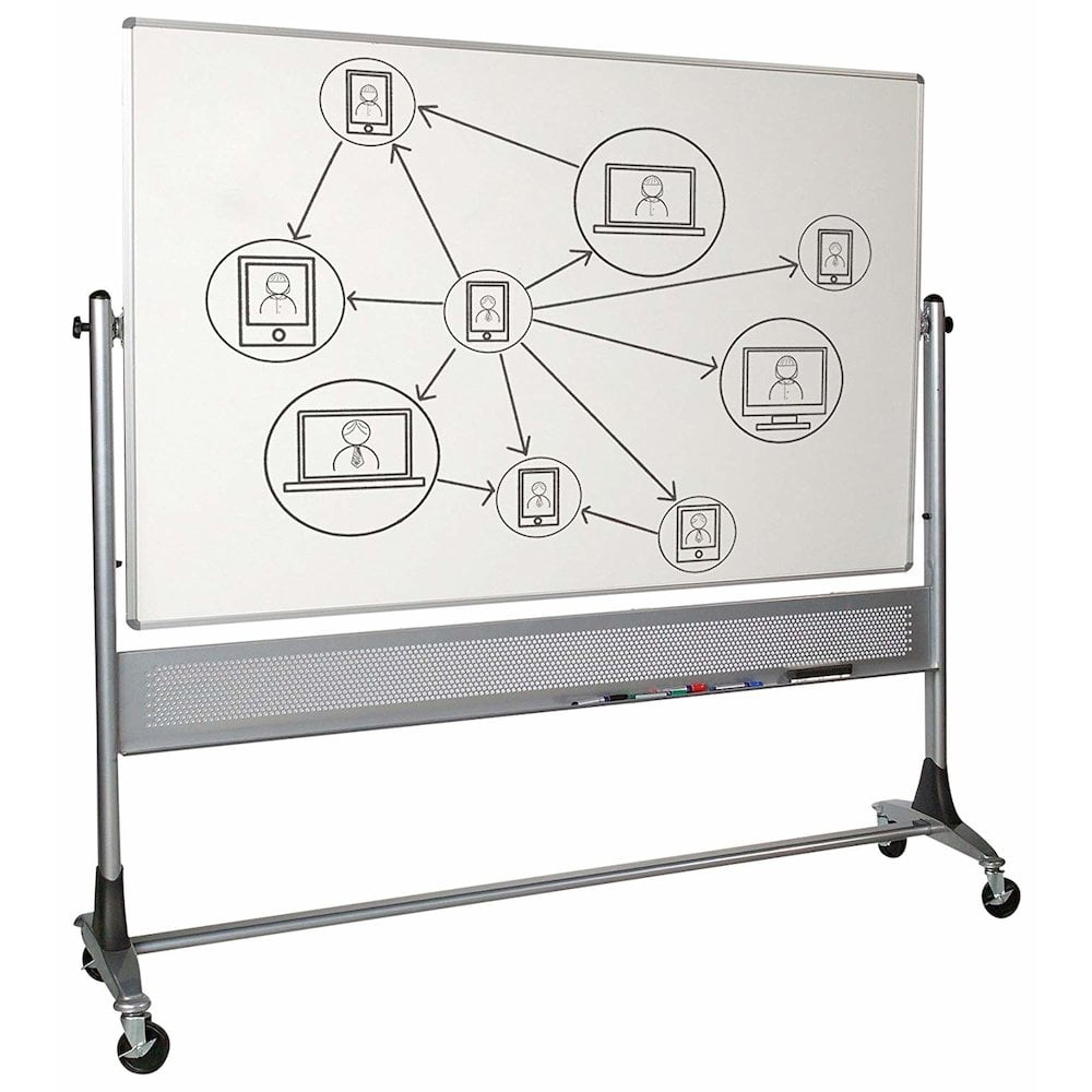 BALT Best-Rite Platinum Reversible Dry Erase Board, 72 x 48 -BLT669RGHH