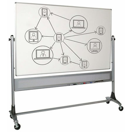 Best-Rite Platinum Reversible Dry Erase Board, 72 x 48 -BLT669RGHH