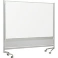 thumbnail image 1 of Best-Rite D.O.C. Porcelain Mobile Dry-Erase Whiteboard Anodized Aluminum Frame 6' x 6' (661AG-DD), 1 of 2