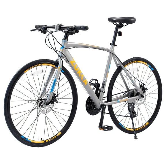 Best Road Commuter Bike, 24 Speed Hybrid bike Disc Brake 700C Road Bike For men women's City Bicycle