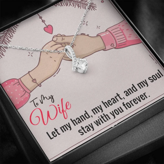 Best RomanticFor Wife - Pendant, White Alluring Necklace