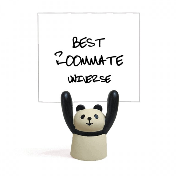Best Roommate Universe Graduation season Memo Holder Cartoon Animal Panda Stand Decoration