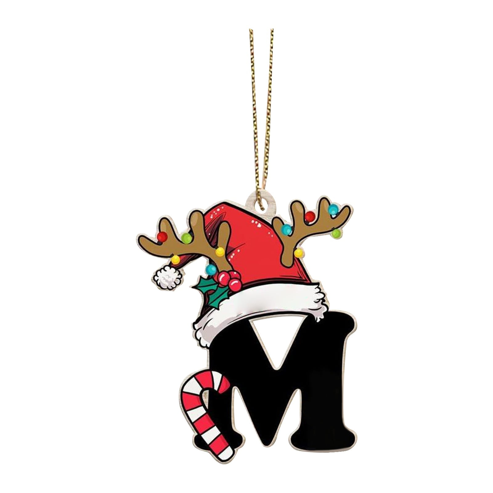 Best Sale! Christmas Ornaments 2024 Pendant 26 Letters Christmas Tree