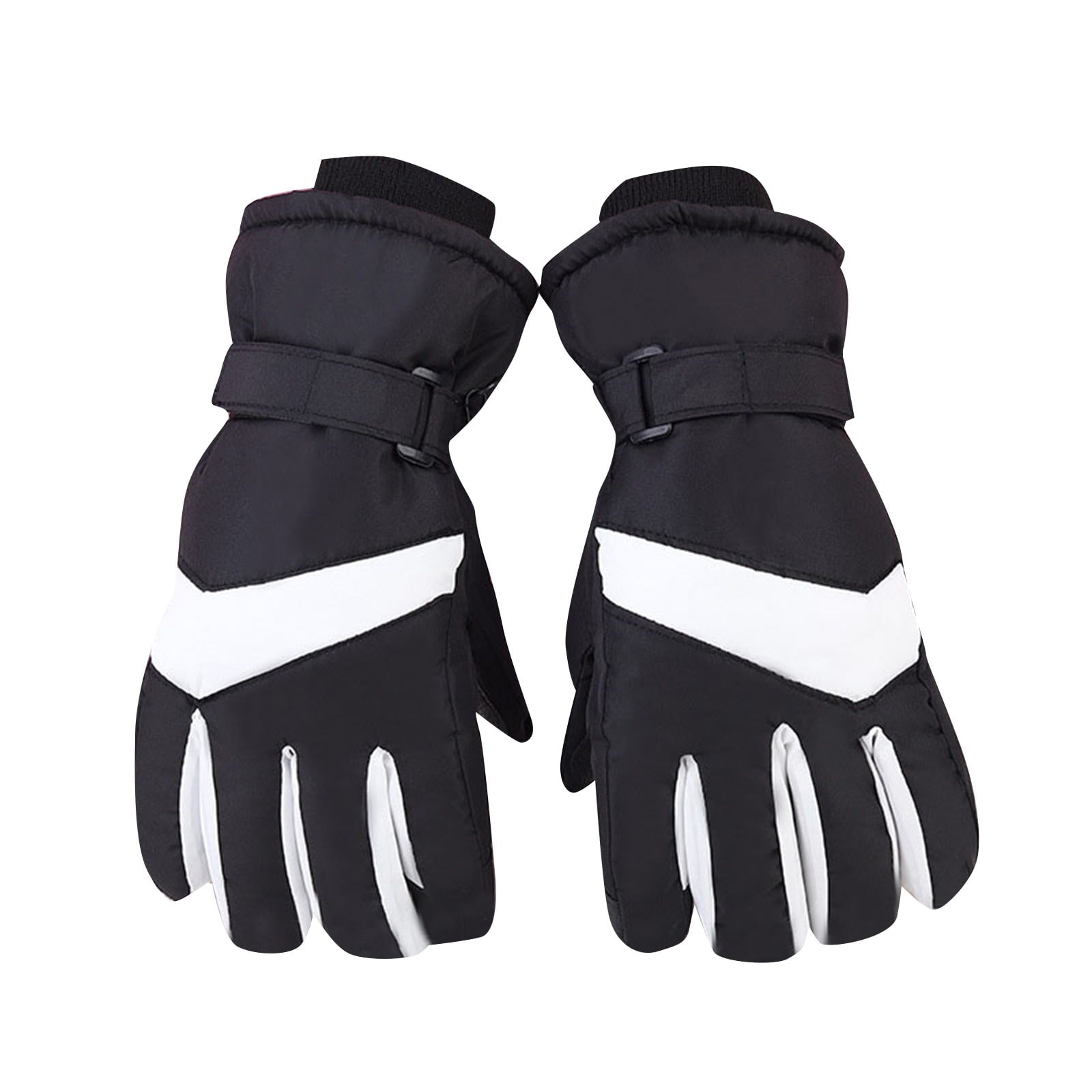 TAIAOJING Kids Winter Snow Ski Gloves Kids Winter Warm Windproof Cold Weather Outdoor Sports Gloves For Boys Girls Snow Gloves Ski Gloves