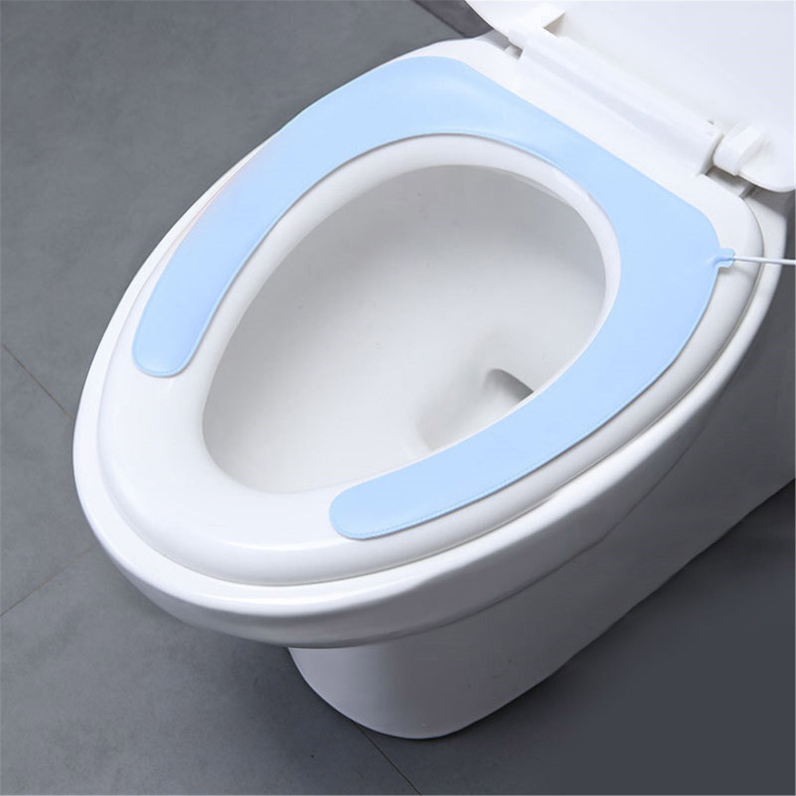 Mainstays Plastic Round Toilet Seat with Easy off in Rich Grey Walmart
