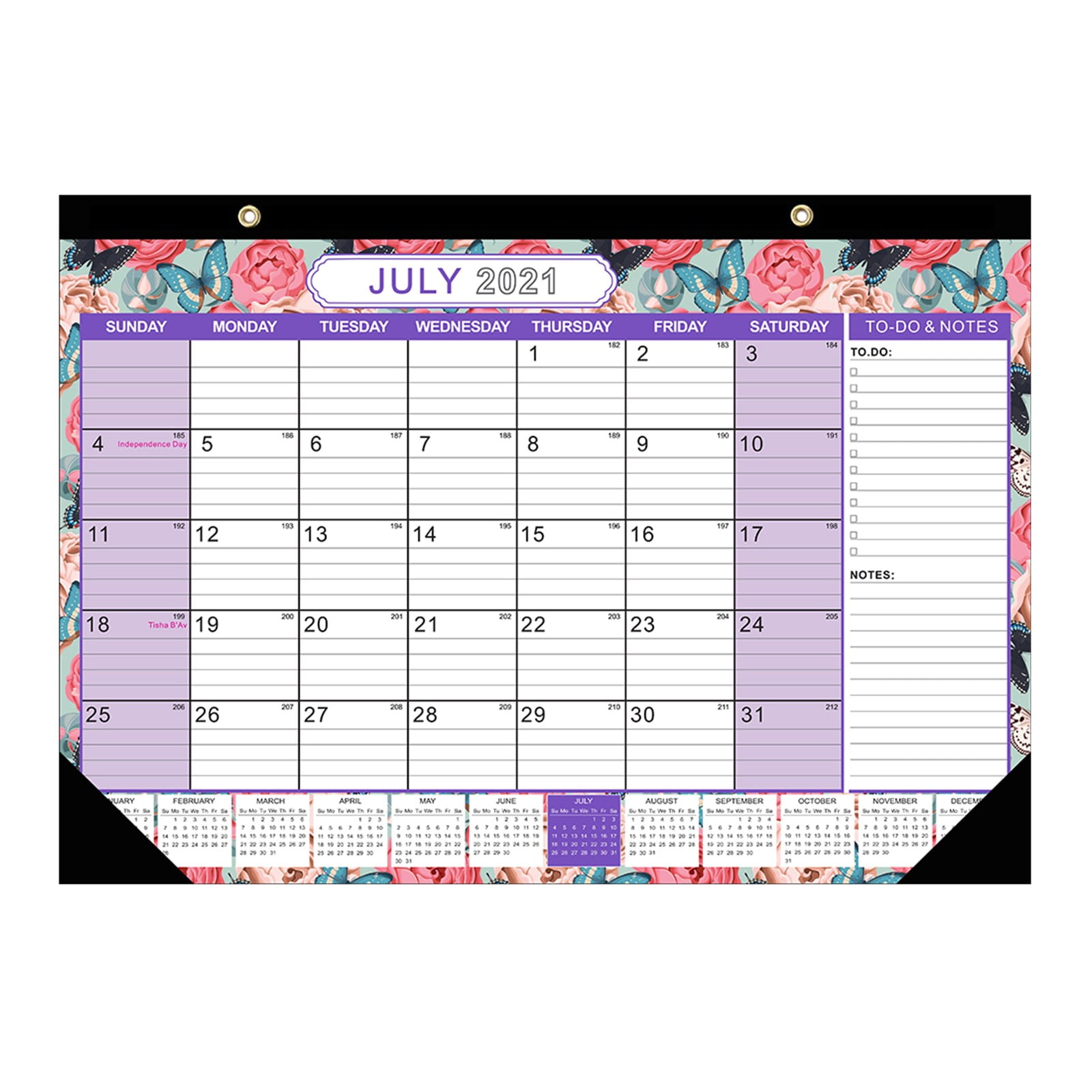Best Sale! Zainafacai Calendar 2025 2024 English Desktop Fresh and