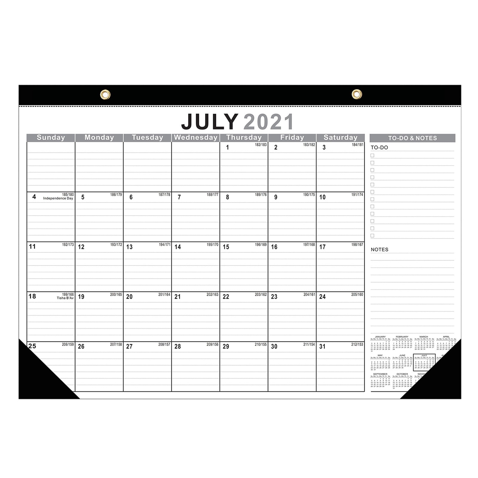Best Sale! Zainafacai Calendar 2025 2024 English Desktop Fresh and