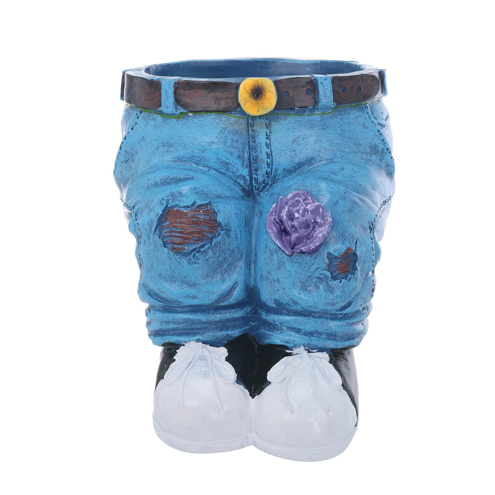 Best Sale! Zainafacai Flower Pots Pots Crafts Jeans Resin Jeans Resin