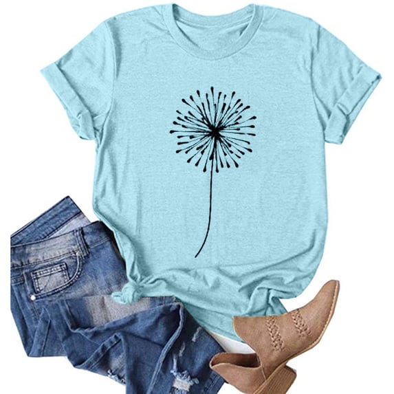 Best Sales! Graphic Tees Cruise Wear for Women 2023 Western Shirts for Women Tye Dye Shirt Tops for Teen Girls Tie Dye Shirt Women Tee Shirts Womens Graphiccute Clothes for Women(Ya-Skyblue,Small)