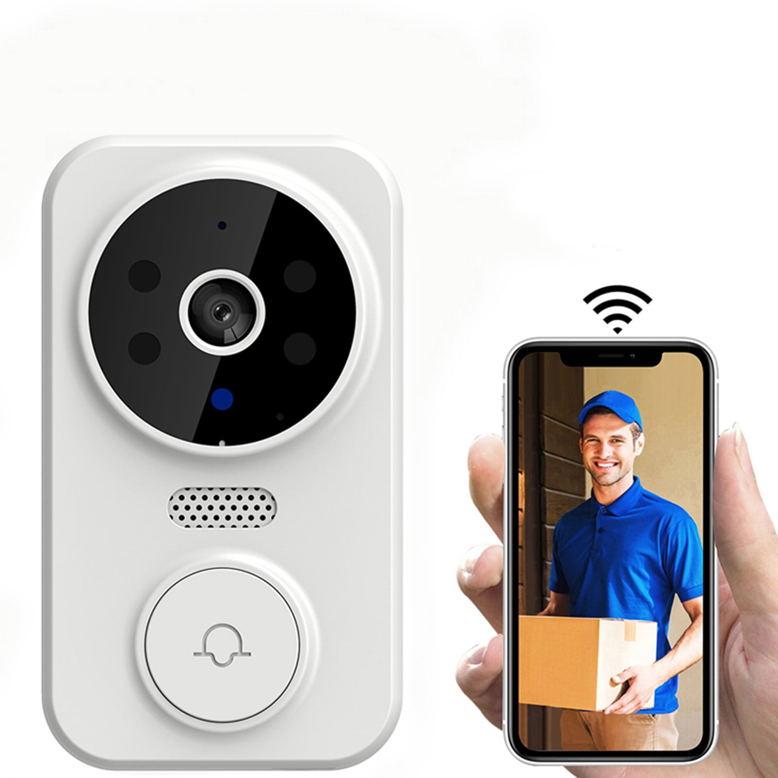 Best Sales! MIARHB Door Bell RINGer Wireless Video Doorbell WiFi Smart