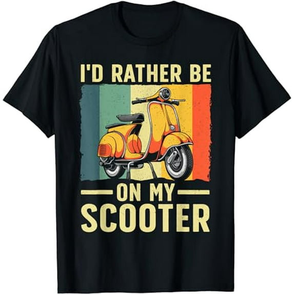 Best Scooter For Men Women Motorcycle Motor Biker Scoot Bike T-Shirt
