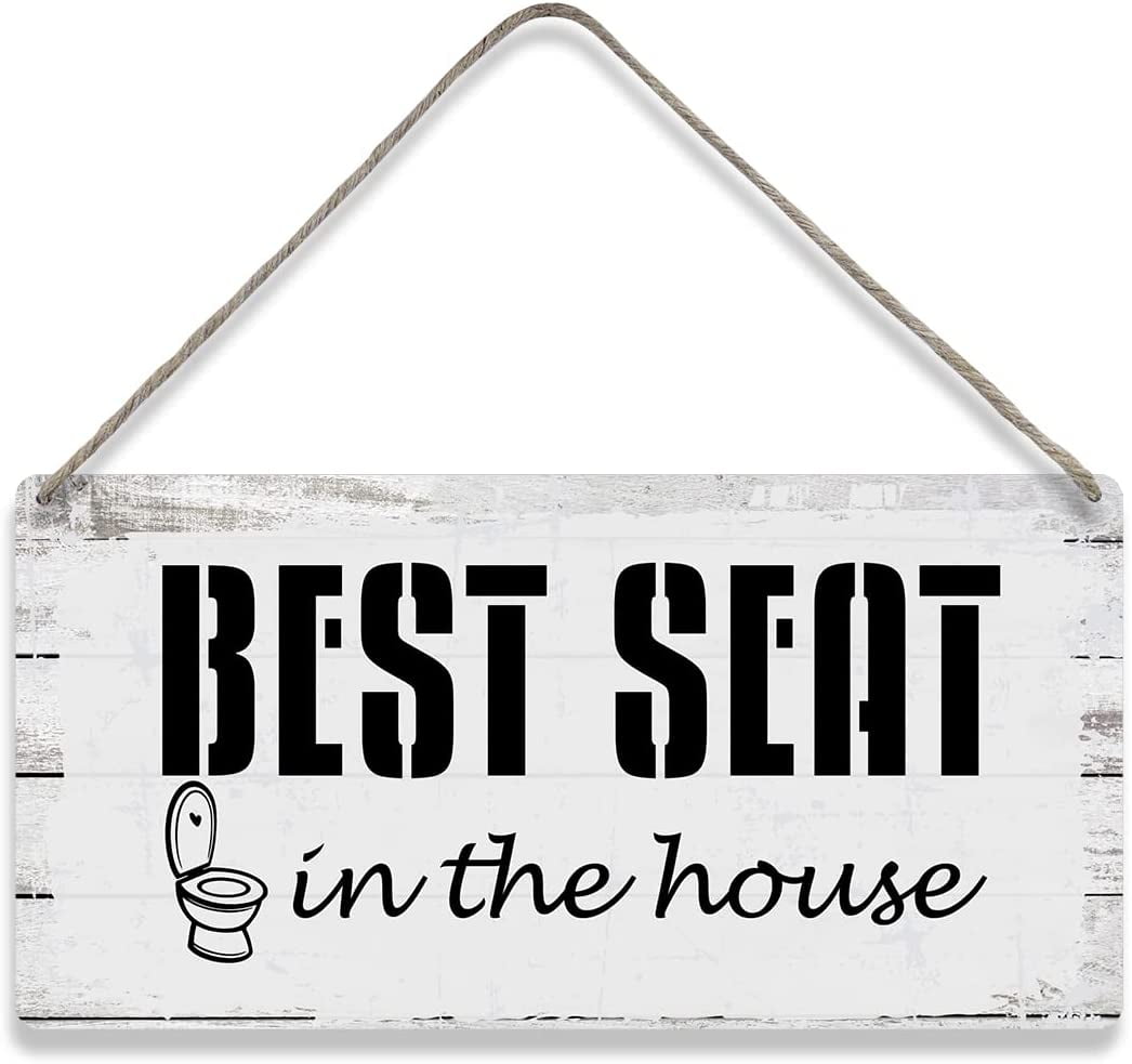 Best Seat in the House Quote Sayings Home Wall Decor Wooden Signs ...