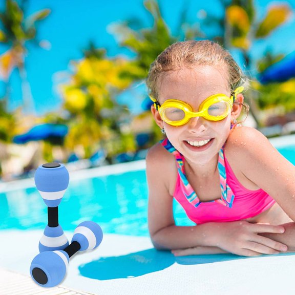 Best Sellers karymi 2 Pack EVA Foam Swimming Arm Buoyancy Dumbbells Water Yoga Fitness Floatation Devices for Pool Christmas Gifts up to 60% off Limited Time Deal