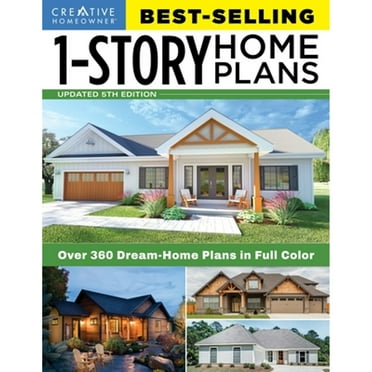 Pre-Owned Best-Selling 1-Story Home Plans, 5th Edition: Over 360 Dream-Home Plans in Full Color (Paperback) 1580115675 9781580115674
