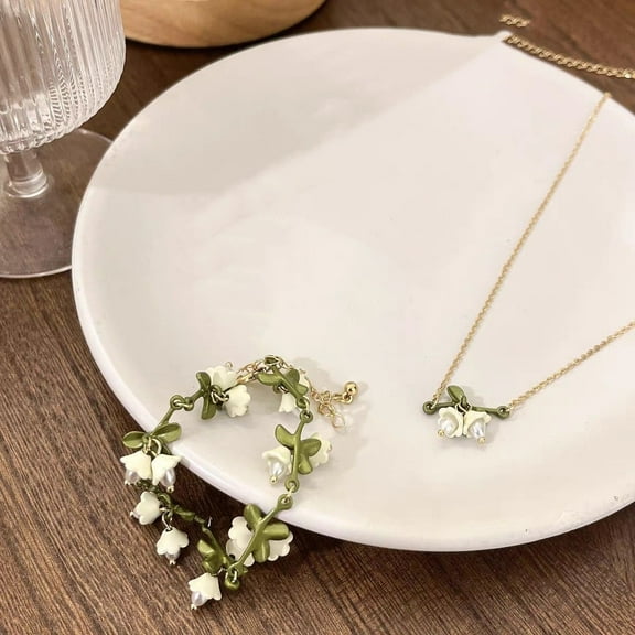 Best-Selling Enchanted Lily of the Valley Bracelet - Vintage Artisanal Boho Chic Jewelry for Girls