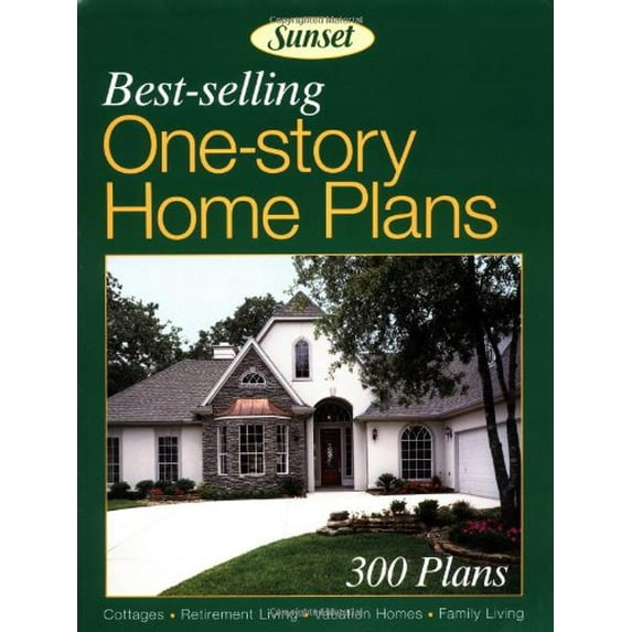 Pre-Owned Best-Selling One-Story Home Plans : 300 Plans (Paperback) 9780376011961