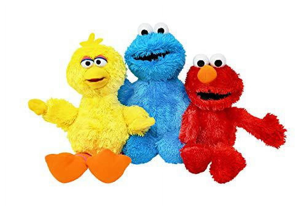 Best Sesame Street Mini Plush Elmo Doll with Travel Bag (Trio