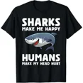thumbnail image 1 of Best Shark Art For Men Women Kids Shark Novelty Shark Lover Gift T-Shirt Unisex S-5XL Hot Trending Shirt, Vintage Birthday Gift, 1 of 3