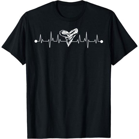 Best Shark Teeth Design For Men Women Shark Teeth Hunting T-Shirt