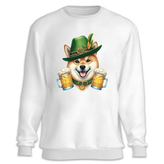 Best Shiba Inu Dad Proud Beer Lover Happy Oktoberfest Sweatshirt Unisex Merch Shibas Dog Lovers Gifts Idea - 02016