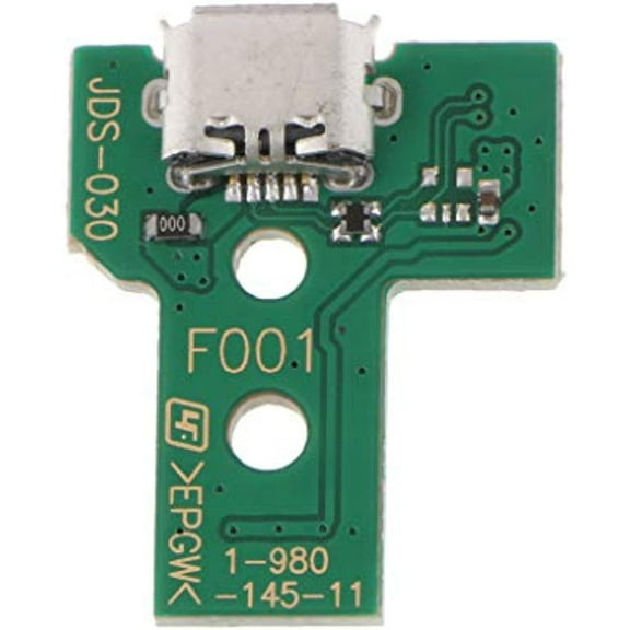 Best Shopper - Replacement for USB Charging Port Socket Board JDS-030 Compatible With Dualshock Controller Sony PS4