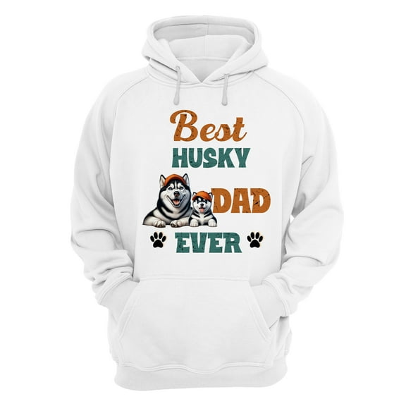 Best Siberian Husky Dad Ever Happy Father's Day Hoodie Unisex Merch Hoodies Husky Dog Lover Gifts - 02006
