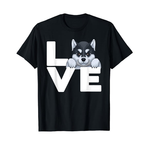 Best Siberian Husky For Men Women Huskies Dog Owner Lover T-Shirt