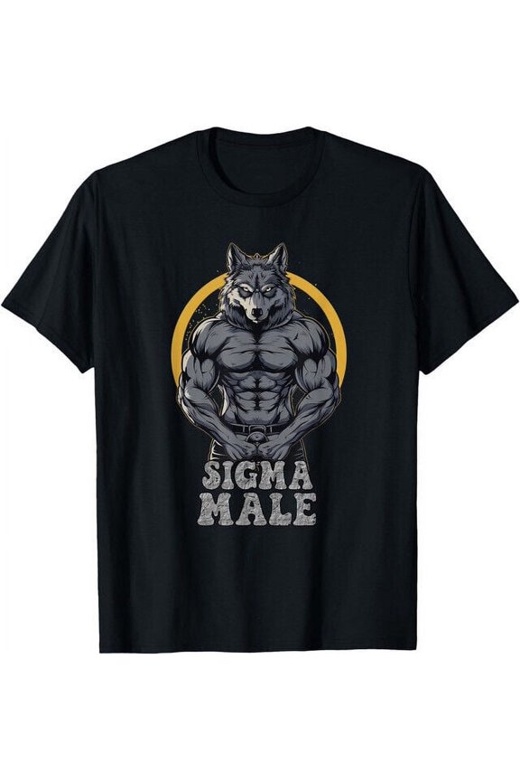 Best Sigma Male Wolf Funny Sarcastic Quotes Witty Jokes T-Shirt & Hoodies S-3XL