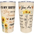 thumbnail image 1 of Best Sister Ever Gifts for Sister,Soul Sister Gifts for Women,20 Oz Stainless Steel Tumbler Mug for Birthday Tumblers Mugs Gifts from Brothers Sisters Adult, 1 of 6