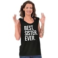 thumbnail image 1 of Best Sister Ever Siblings Family Joke Tank Top Tee Shirt Women Brisco Brands S, 1 of 6