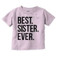 thumbnail image 1 of Best Sister Ever Siblings Family Joke Youth T Shirt Tee Girls Infant Toddler Brisco Brands 4T, 1 of 5