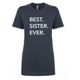 thumbnail image 1 of Best Sister Ever Womens crewneck tee, 1 of 2