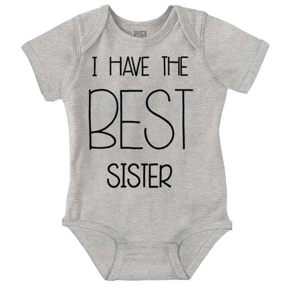 Best Sister Sibling Love Family Romper Boys or Girls Infant Baby Brisco Brands 6M