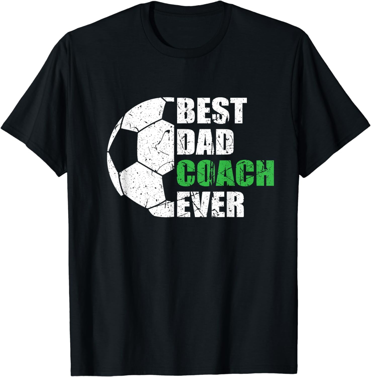 Best Soccer Dad Coach Ever Retro Father Soccer Coach Dad TShirt