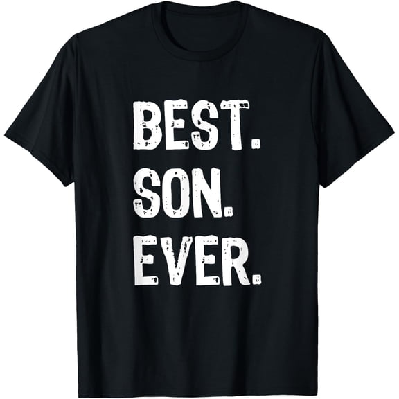 Best Son Ever Funny Family Cool T-ShirtMen and women, Black T-shirt, size: Extra large
