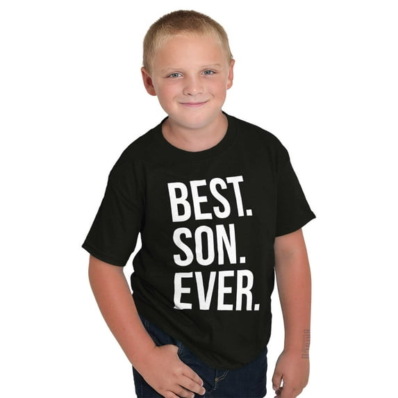 Best Son Ever Relatives Family Boys Kids T Shirt Tees Tops Teen Brisco Brands XS
