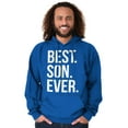 thumbnail image 1 of Best Son Ever Relatives Family Hoodie Hooded Sweatshirt Men Brisco Brands S, 1 of 6