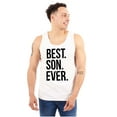 thumbnail image 1 of Best Son Ever Relatives Family Mens Big & Tall Graphic Tank Top Brisco Brands 3X, 1 of 5