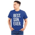 thumbnail image 1 of Best Son Ever Relatives Family Men's Big & Tall Crewneck Graphic Tee Brisco Brands 5X, 1 of 5