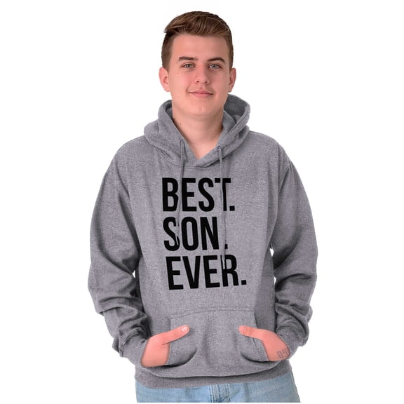 Best Son Ever Relatives Family Men's Big & Tall Graphic Hoodie Brisco Brands 3X