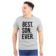 thumbnail image 1 of Best Son Ever Relatives Family Men's Graphic T Shirt Tees Brisco Brands M, 1 of 5
