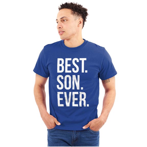Best Son Ever Relatives Family Men's Graphic T Shirt Tees Brisco Brands M