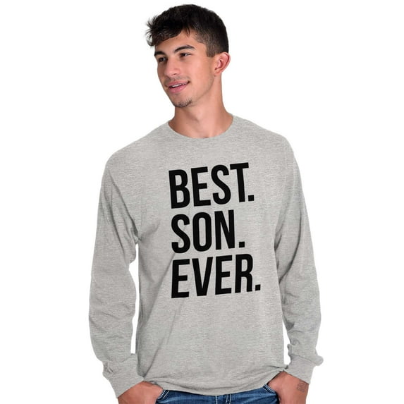 Best Son Ever Relatives Family Men's Long Sleeve Tee T Shirt Brisco Brands X