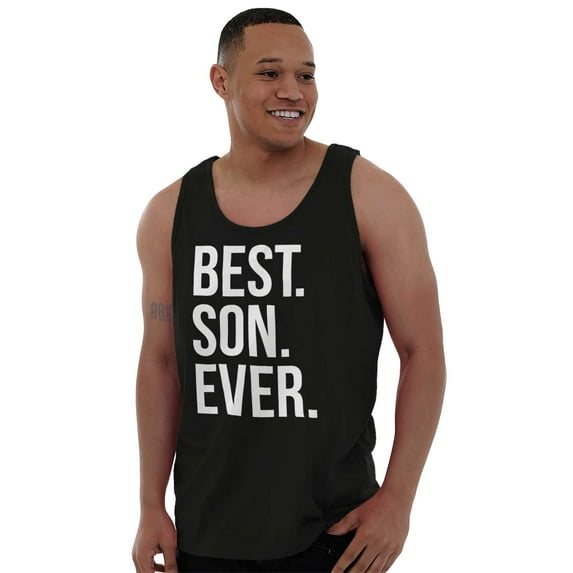 Best Son Ever Relatives Family Tank Top Sleeveless Tee Men Brisco Brands S