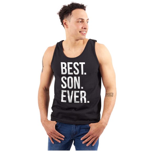 Best Son Ever Relatives Family Tank Top Sleeveless Tee Men Brisco Brands X