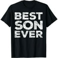 thumbnail image 1 of Best Son Ever Vintage Style Graphic Tshirt for Sons Unisex Tee, 1 of 6