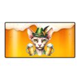 thumbnail image 1 of Best Sphynx Dad Proud Beer Lover Happy Oktoberfest Desk Mat Full Keyboard Mouse Pad Cat Lover Kitten Owner Gifts Idea Large Mousepad - 02016, 1 of 5